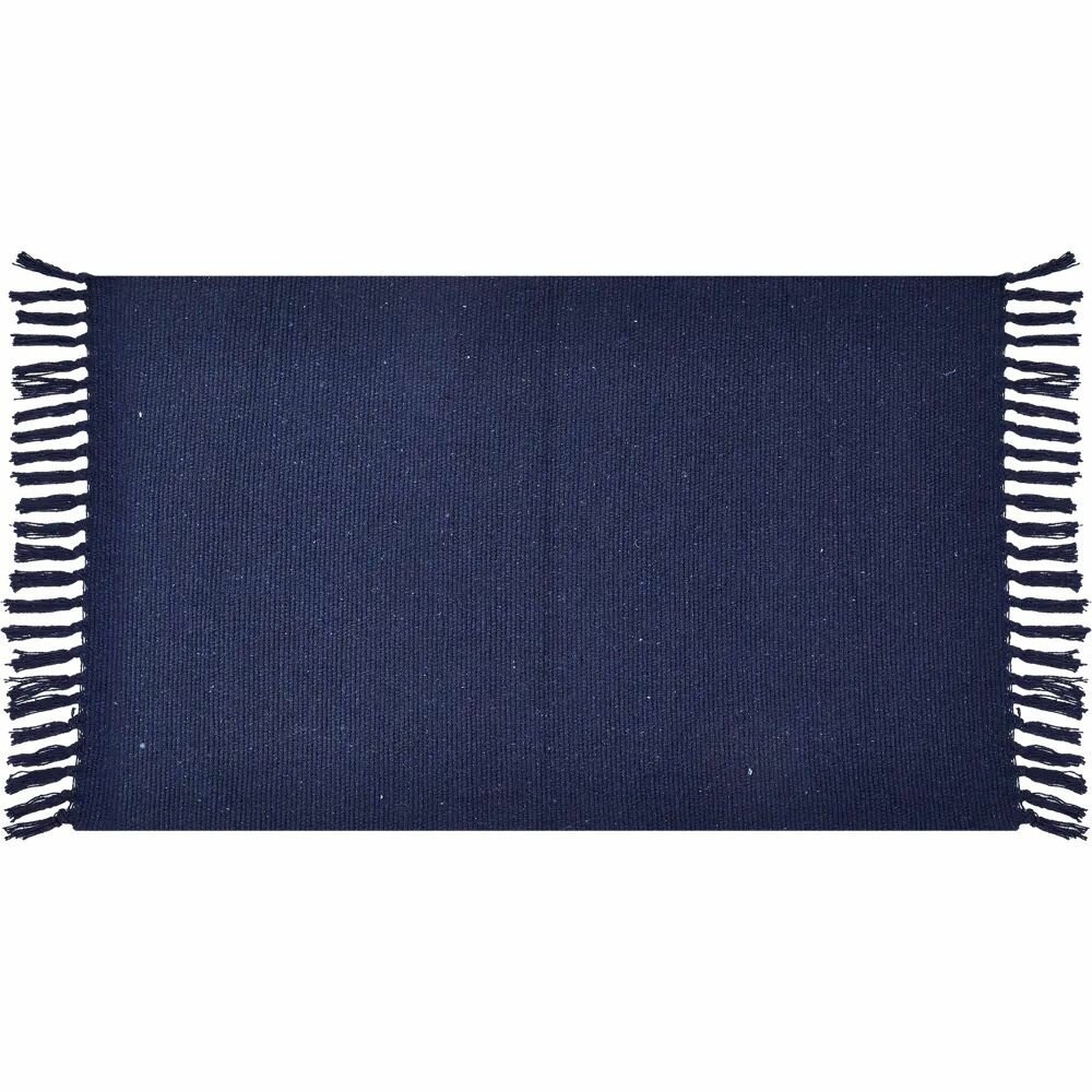 Коврик декоративный хлопок Solid Mat JBT-001-04 50x80 см цвет синий