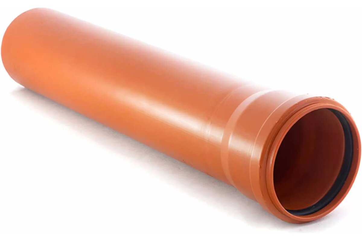 RTP Труба гладкая, ПП, класс жесткости SN 4 Д160 мм, S=4,9 мм L 500 мм 11217