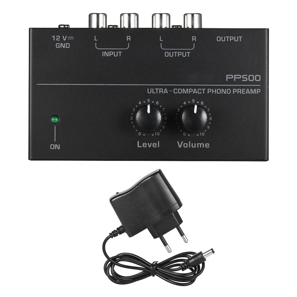 YiFanHeRong PP500 ультракомпактный фонокорректор, with EU Plug
