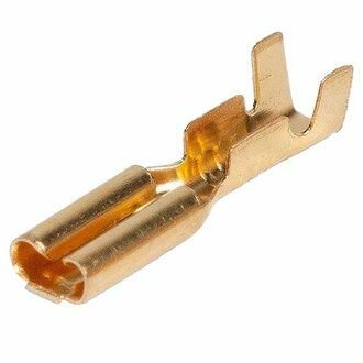 Клеммы ножевые неизолированные РП-М 1.0-(2.8) (КВТ) / Комплект из 10 шт.