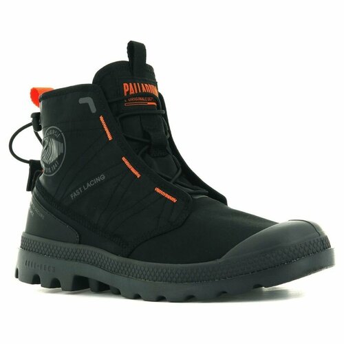 фото Ботинки palladium pampa travel lite, размер 37 eu, черный