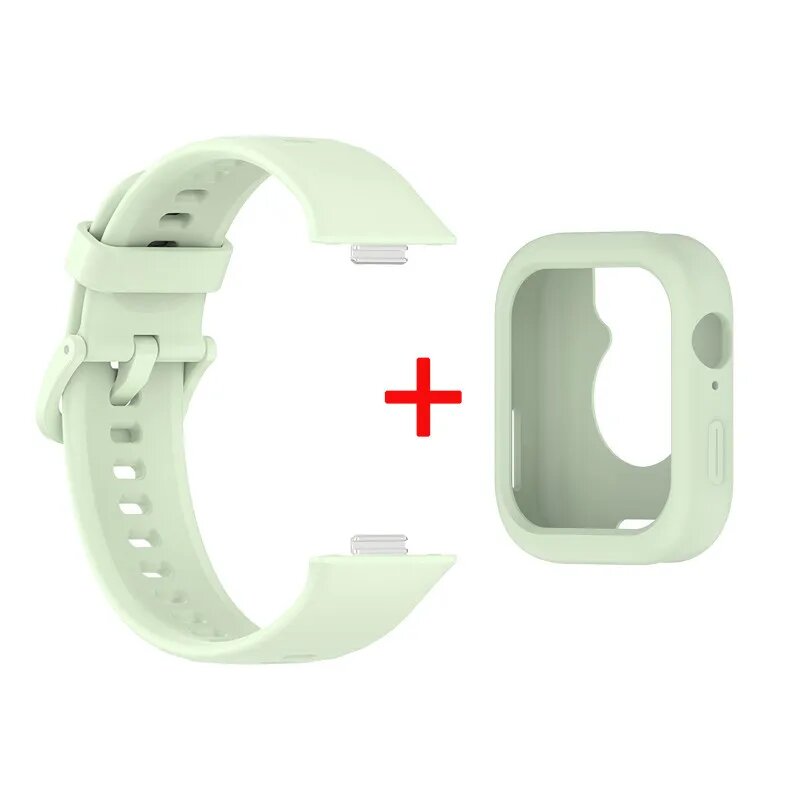 Силиконовый чехол для Huawei Watch Fit 3, LightGreen Set