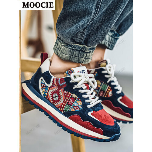 фото Кроссовки moocie, размер длина стопы 24.5cm, красный
