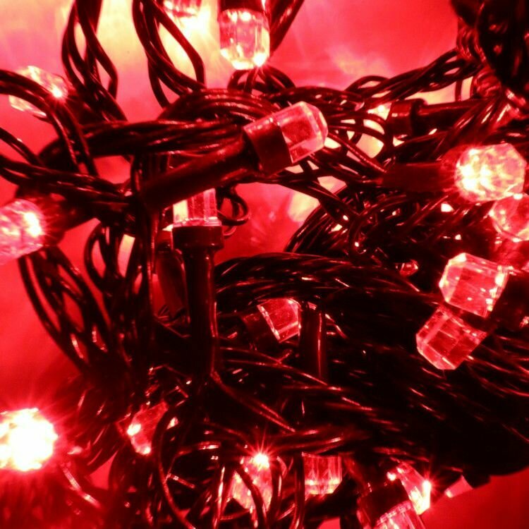 Электрогирлянда на елку 100 ламп уличная