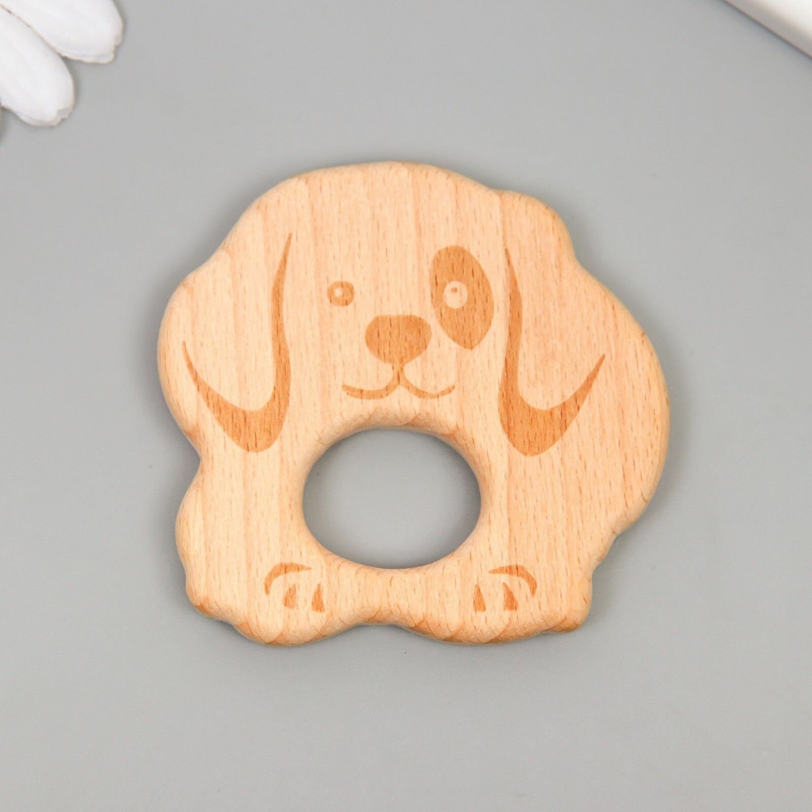 Декор для творчества дерево Собака  7 6.4 см