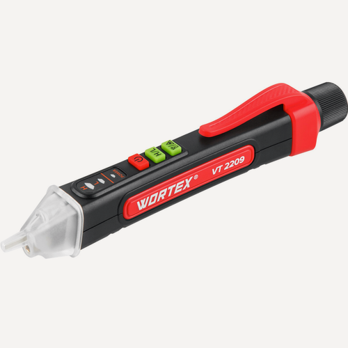 Изображение товара Индикатор напряжения WORTEX VT 2209 бесконтактный красный 1,5 В (1323796)