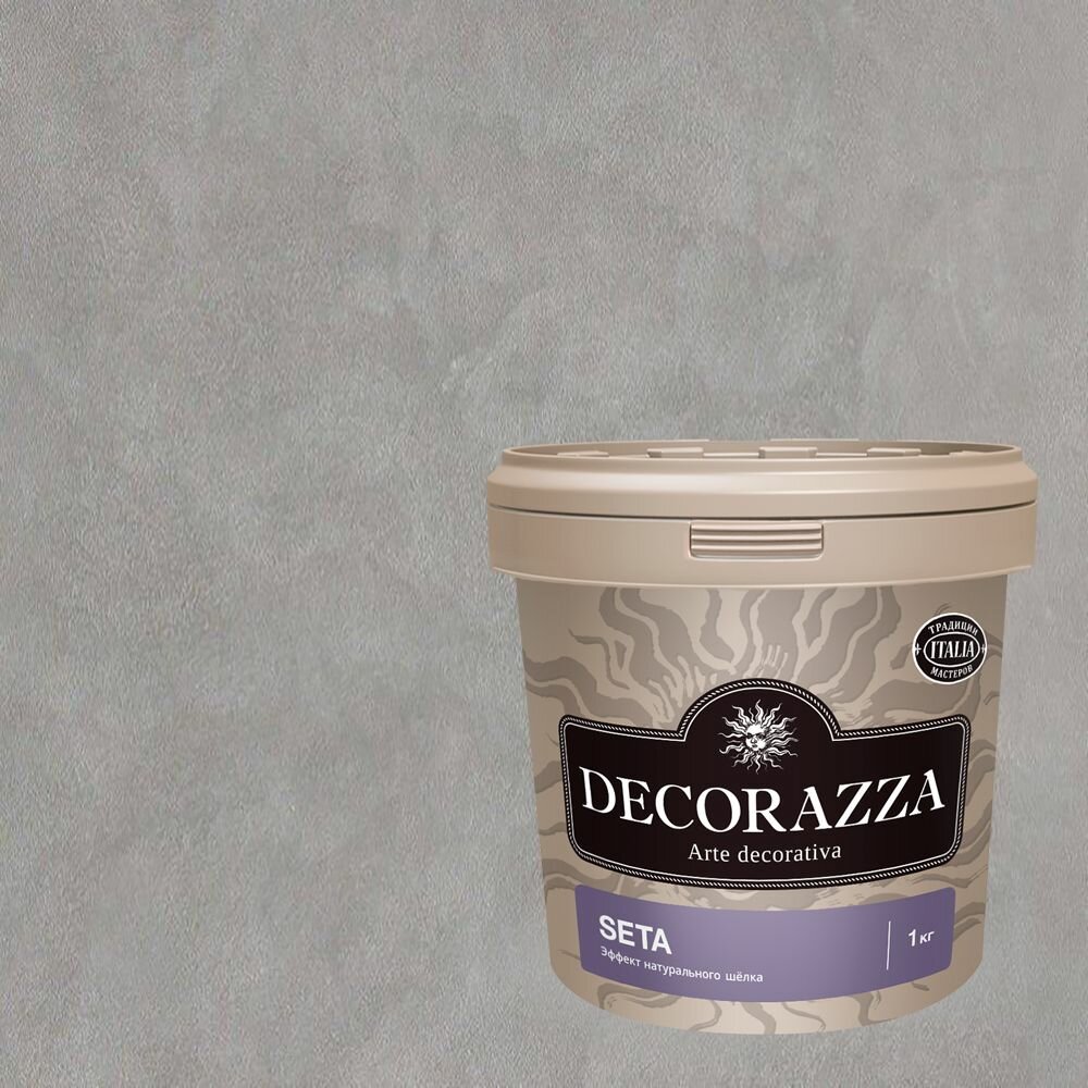 Декоративная штукатурка с эффектом натурального шелка Decorazza Seta (1кг) ST 11-127