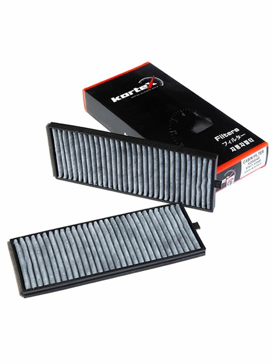 Фильтр салонный угольный Kortex KC0004S для Hyundai Accent Getz (2 штуки)