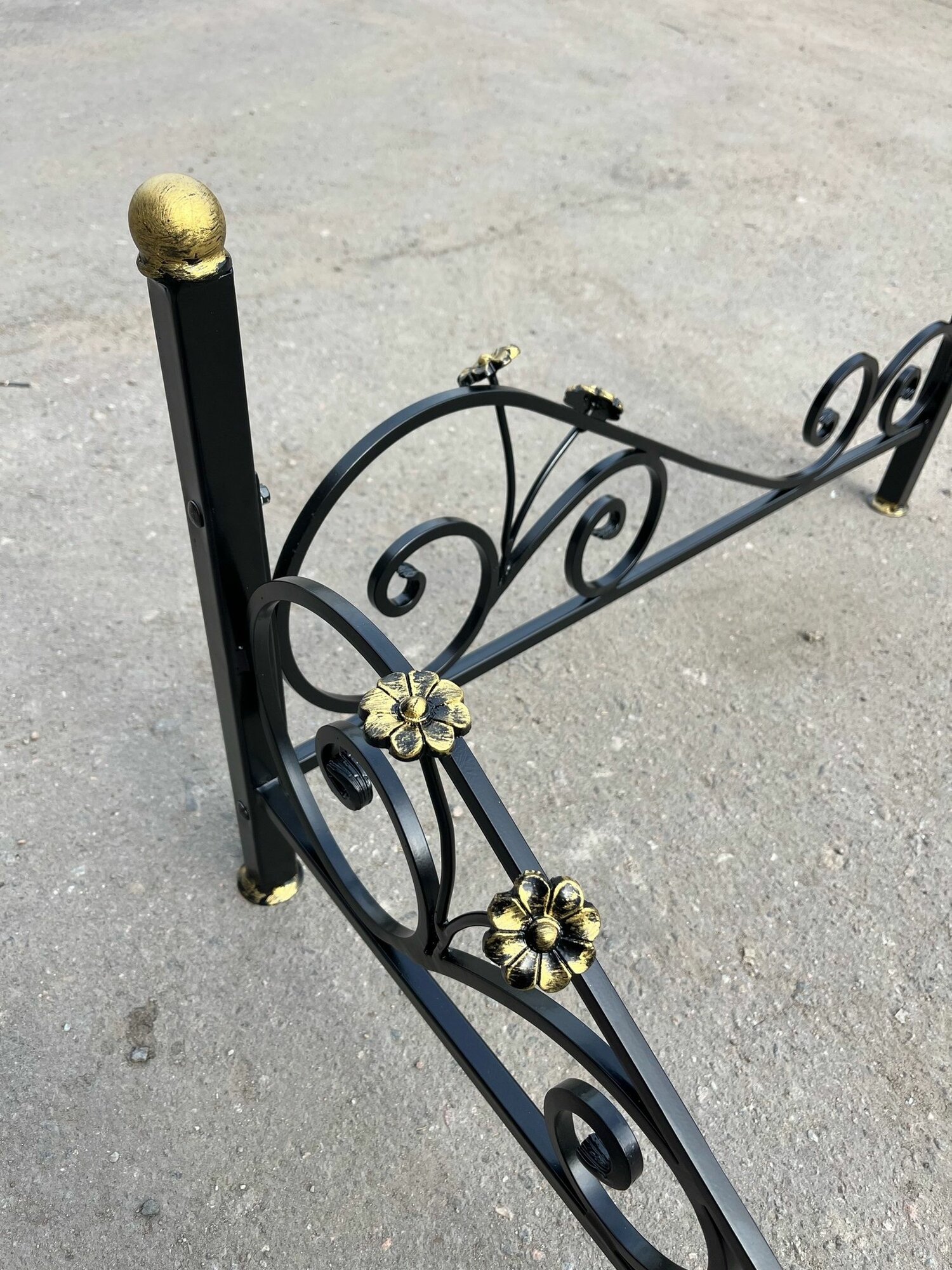 Ограда кованная металлическая 2 угла, Студия кованой мебели Нива — фото 1