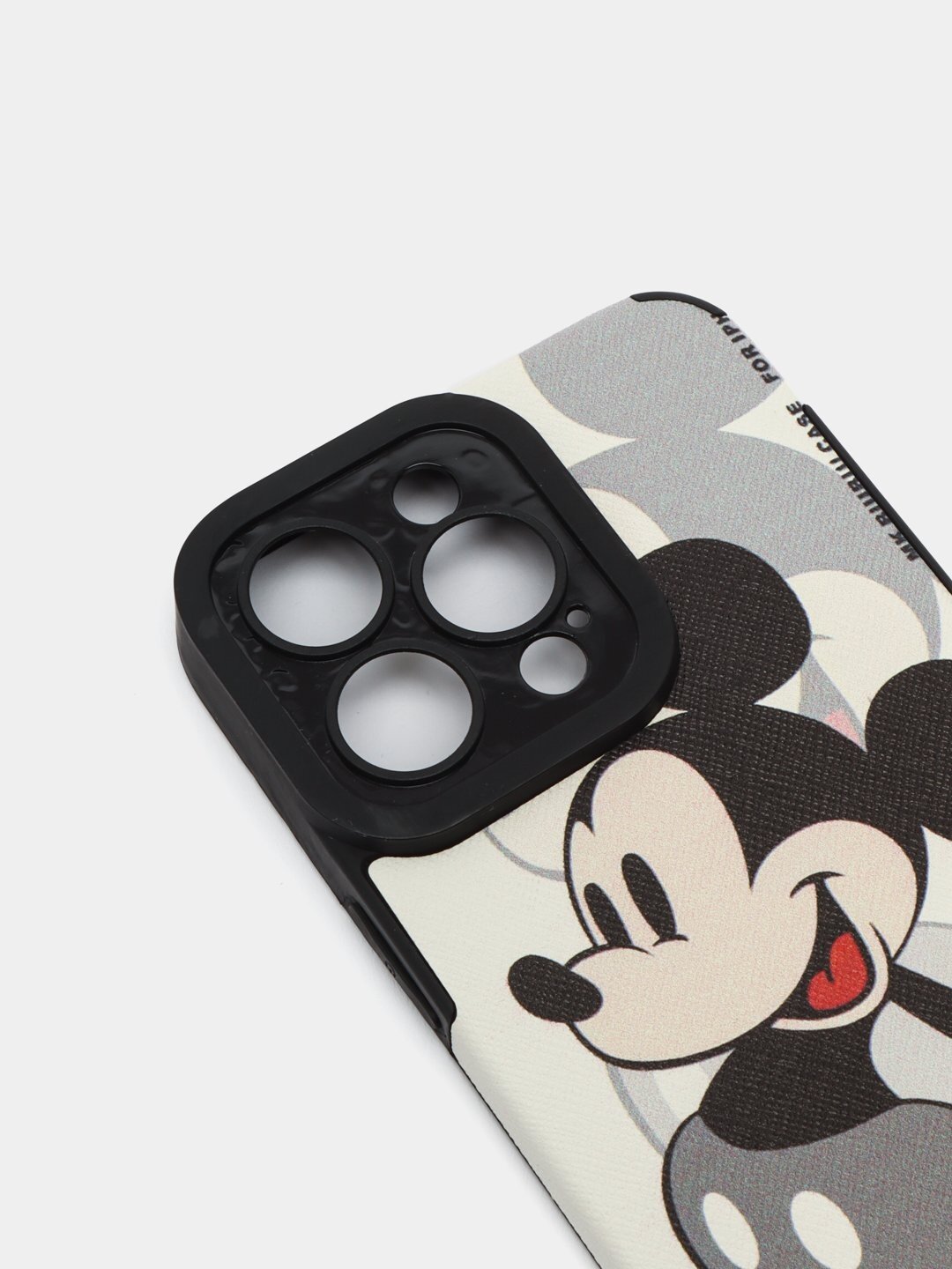 Силиконовый чехол с Микки Маусом для iPhone 14, яркий и мягкий, мультяшный стиль — фото 1