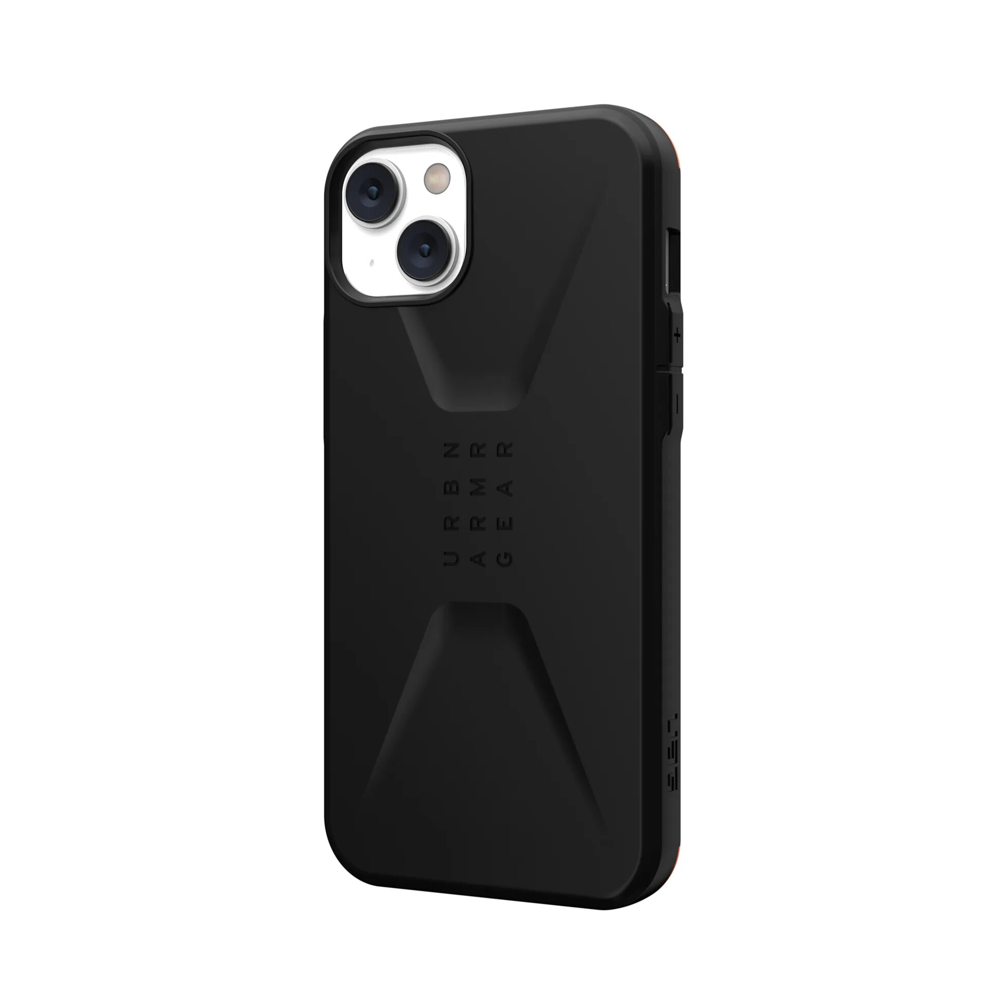Чехол с поддержкой MAGSAFE Uag Civilian для iPhone 14 Plus 6.7", цвет черный (Black)