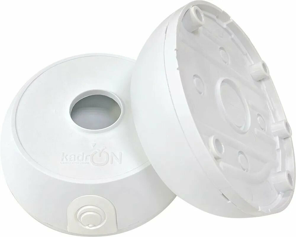 Монтажная коробка KadrON JB2-100W белая для камер видеонаблюдения