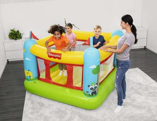 Изображение товара Надувной батут Фишер Прайс (Fisher Price), 175x173x135 см, от 3 лет, Бествей (Bestway), 93553