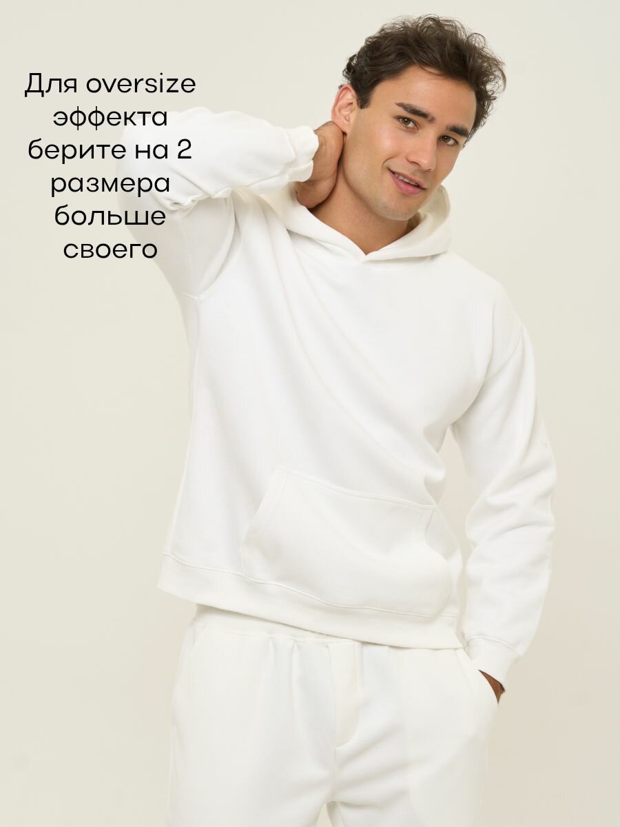 Худи размер 48-50, , белый — фото 1