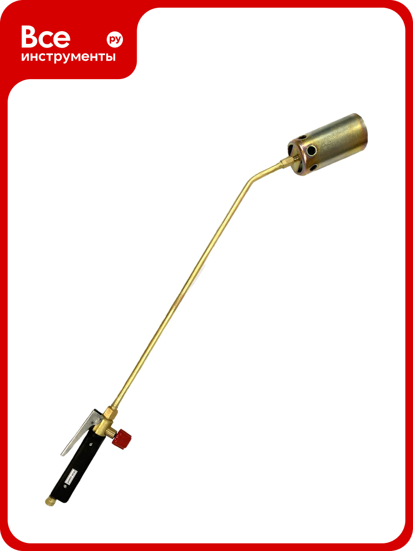 Газовоздушная горелка Профессионал сопло 60 мм длина 80 см рычаг PRO-серия 5056