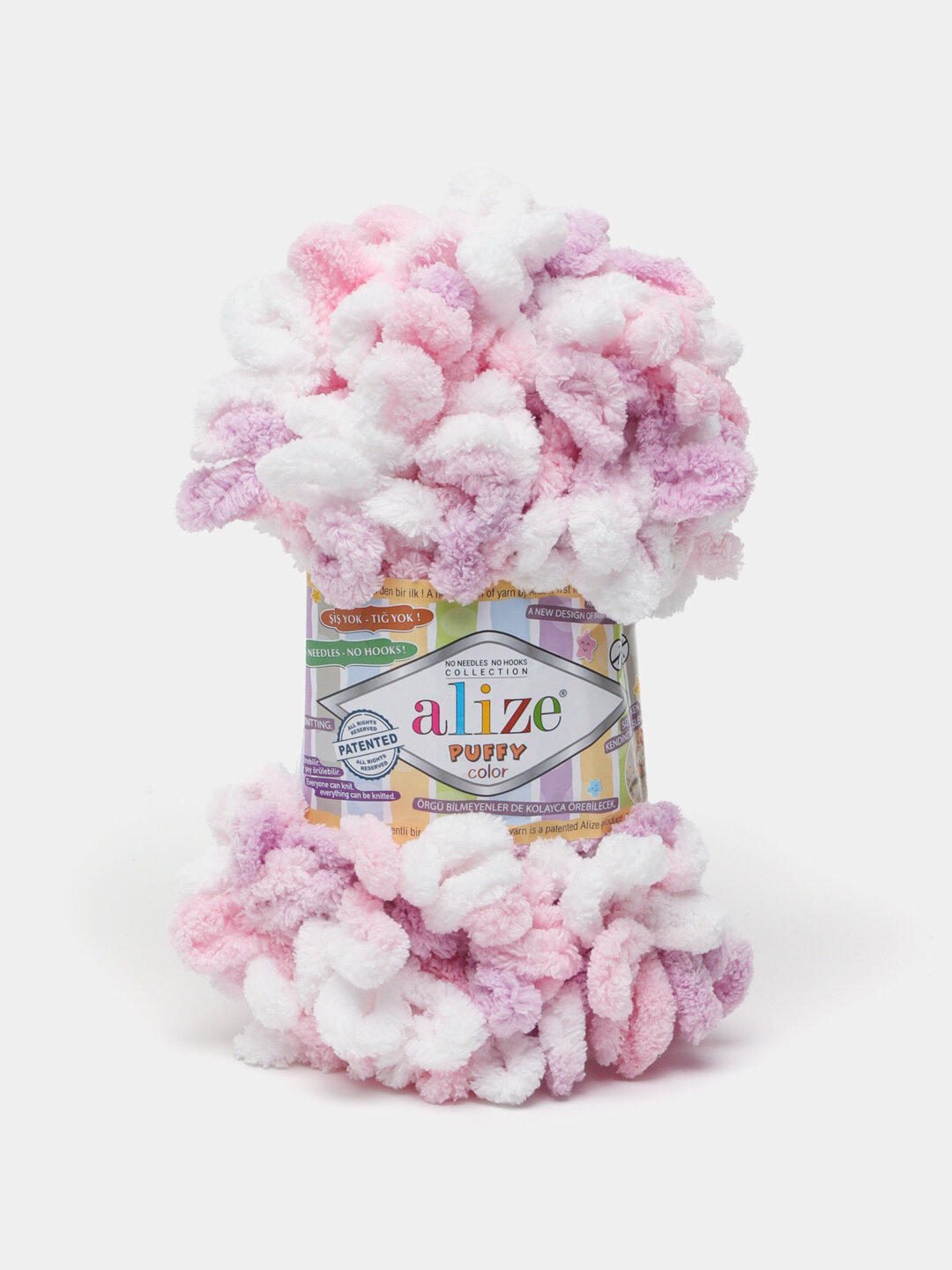Пряжа с большими петельками Puffy Alize, разные цвета