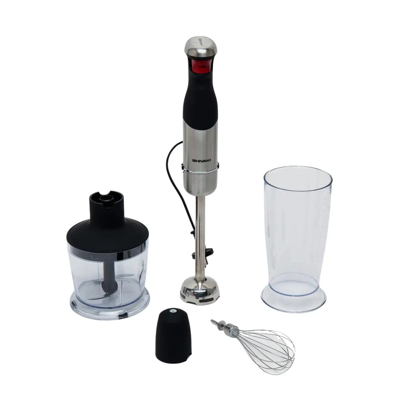 Погружной блендер Shivaki SH-HB-2045, В комплекте: Мерный стакан, Вес: 4 кг - 6 кг, Гарантия: 1г