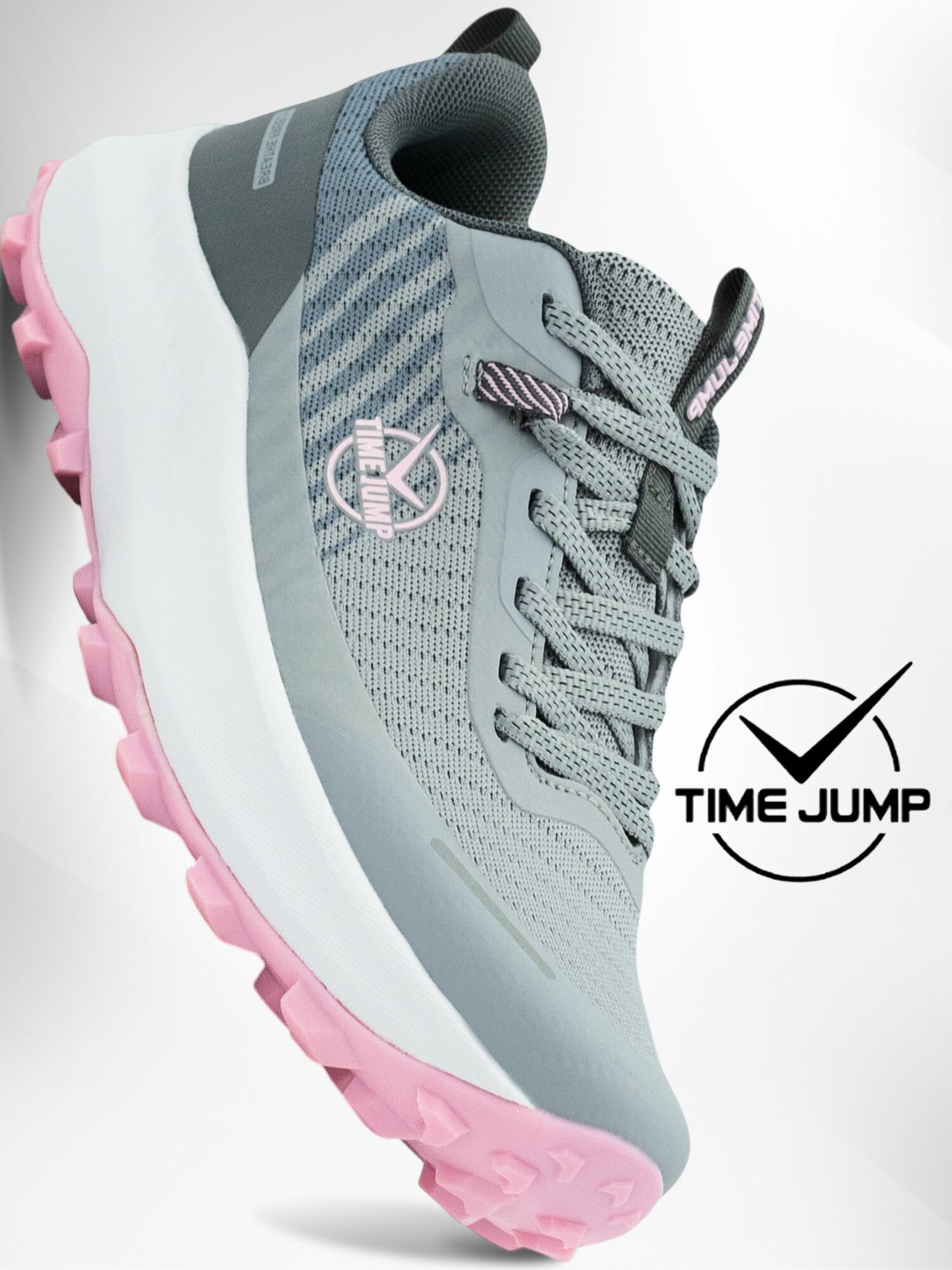 Кроссовки TimeJump полнота 7 (RU)/ на среднюю и широкую стопу размер 36.5 светло-серый