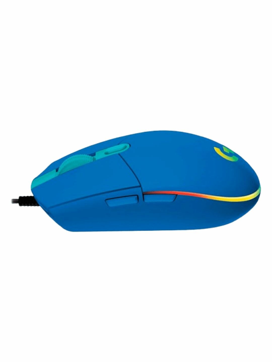 Игровая проводная мышь LOGITECH G102 LIGHTSYNC Corded Gaming Mouse - BLUE - USB - EER — фото 1