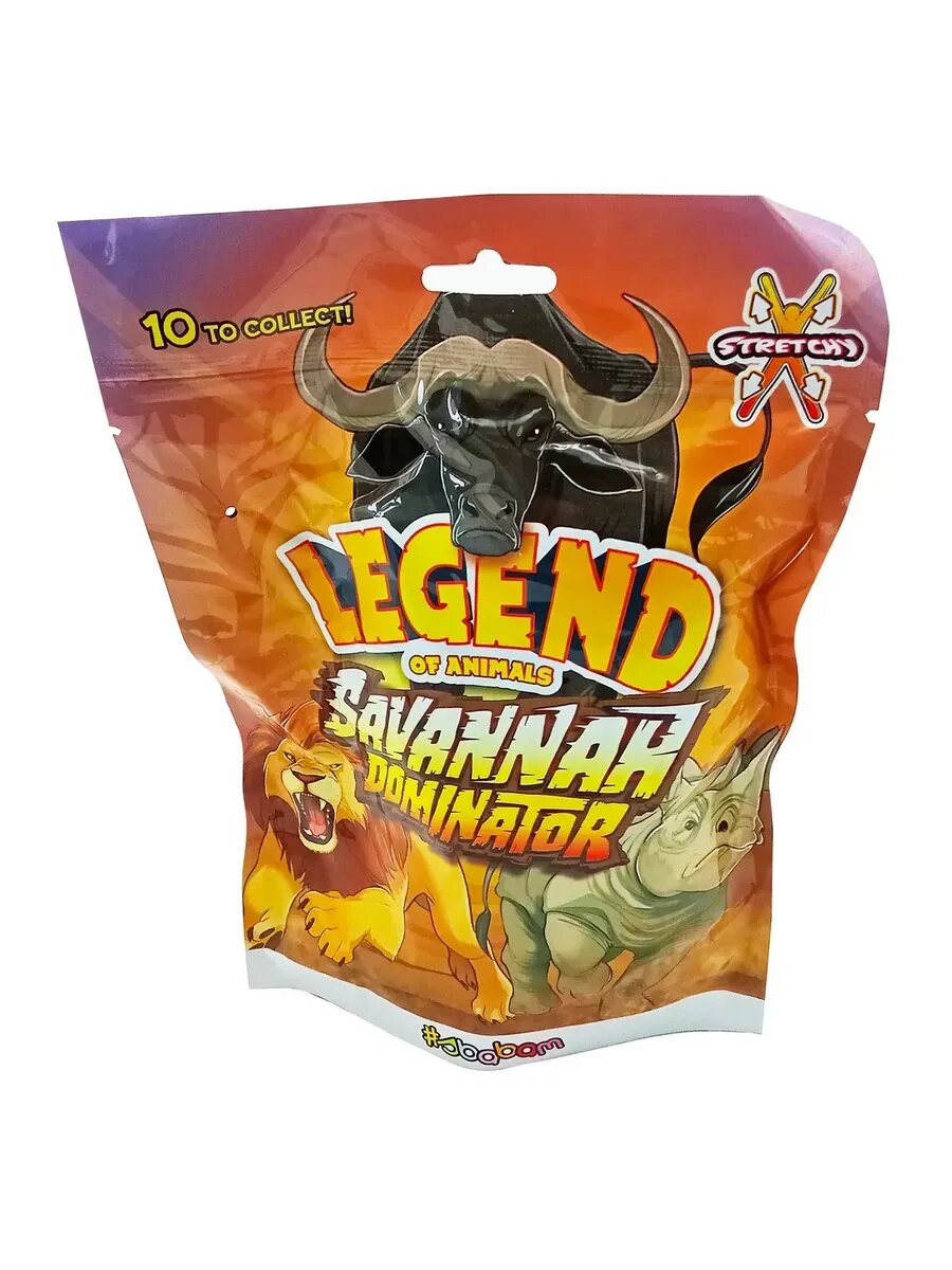 Тянучка антистресс игрушка сквиш "Повелители саванны" — фото 1