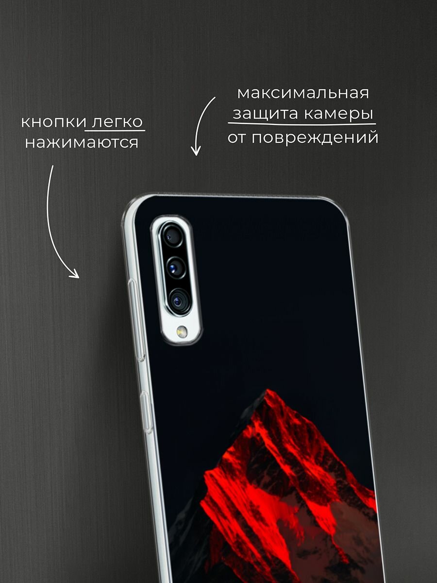 Чехол на Samsung Galaxy A50/A30s / Самсунг Галакси A50/A30s с принтом Красная гора — фото 1
