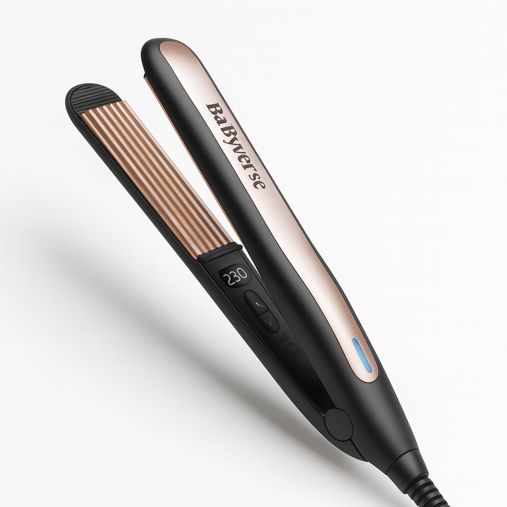 Выпрямитель волос Babyverse "Keratin Deluxe", 3D пластины, кератиновое покрытие