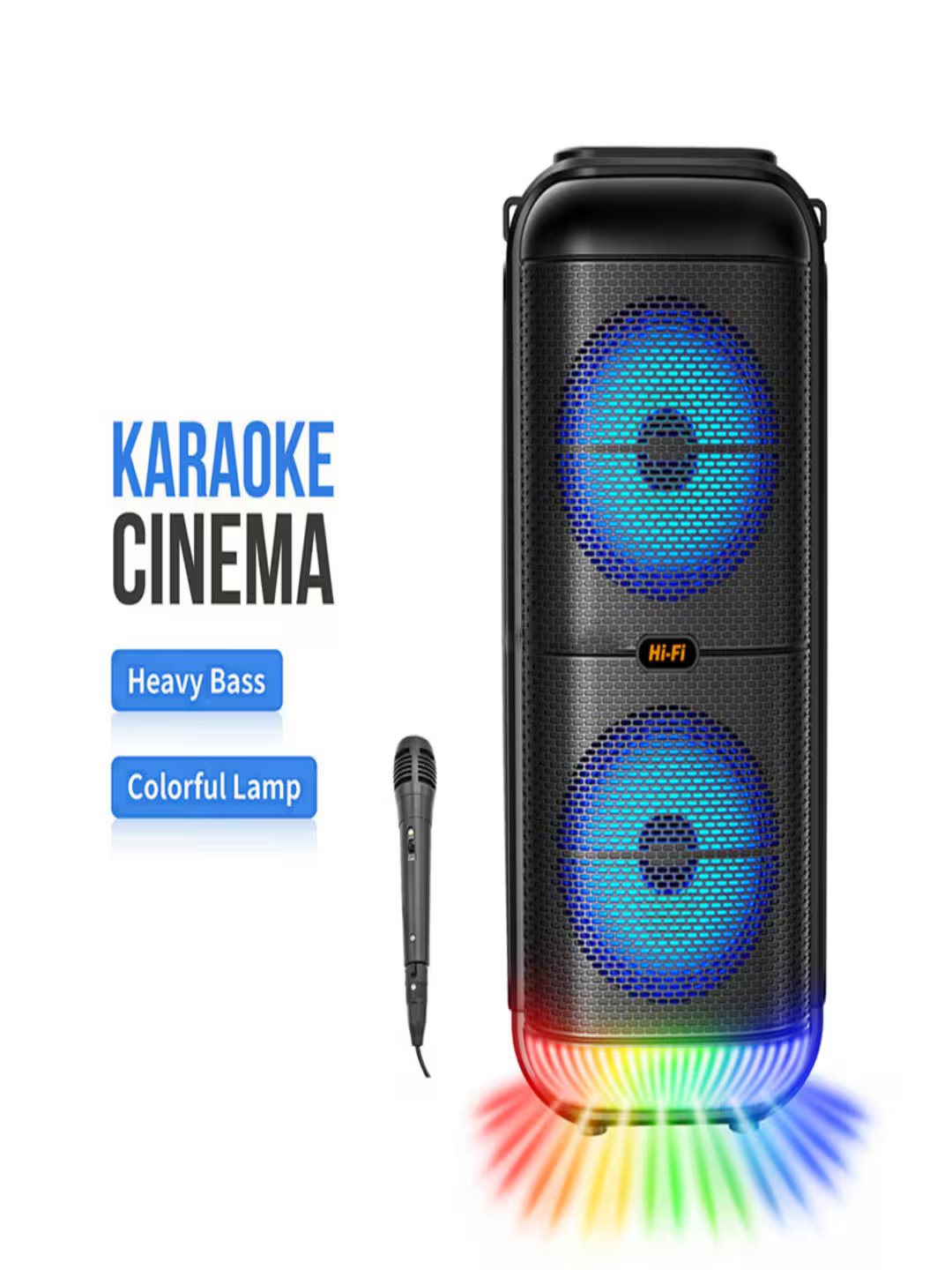 Портативная колонка с микрофоном Sing-e ZQS 6212, 3000 mAh, до 5 часов автономной работы