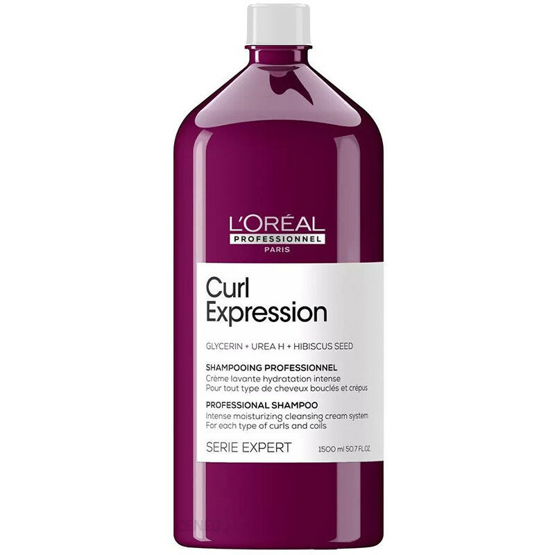 Шампунь увлажняющий L`oreal Professionnel Curl Expression, для кудрявых волос, 1,5 л