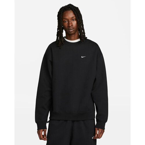 фото Свитшот nike m nk solo swsh fleece crw, размер s, , черный