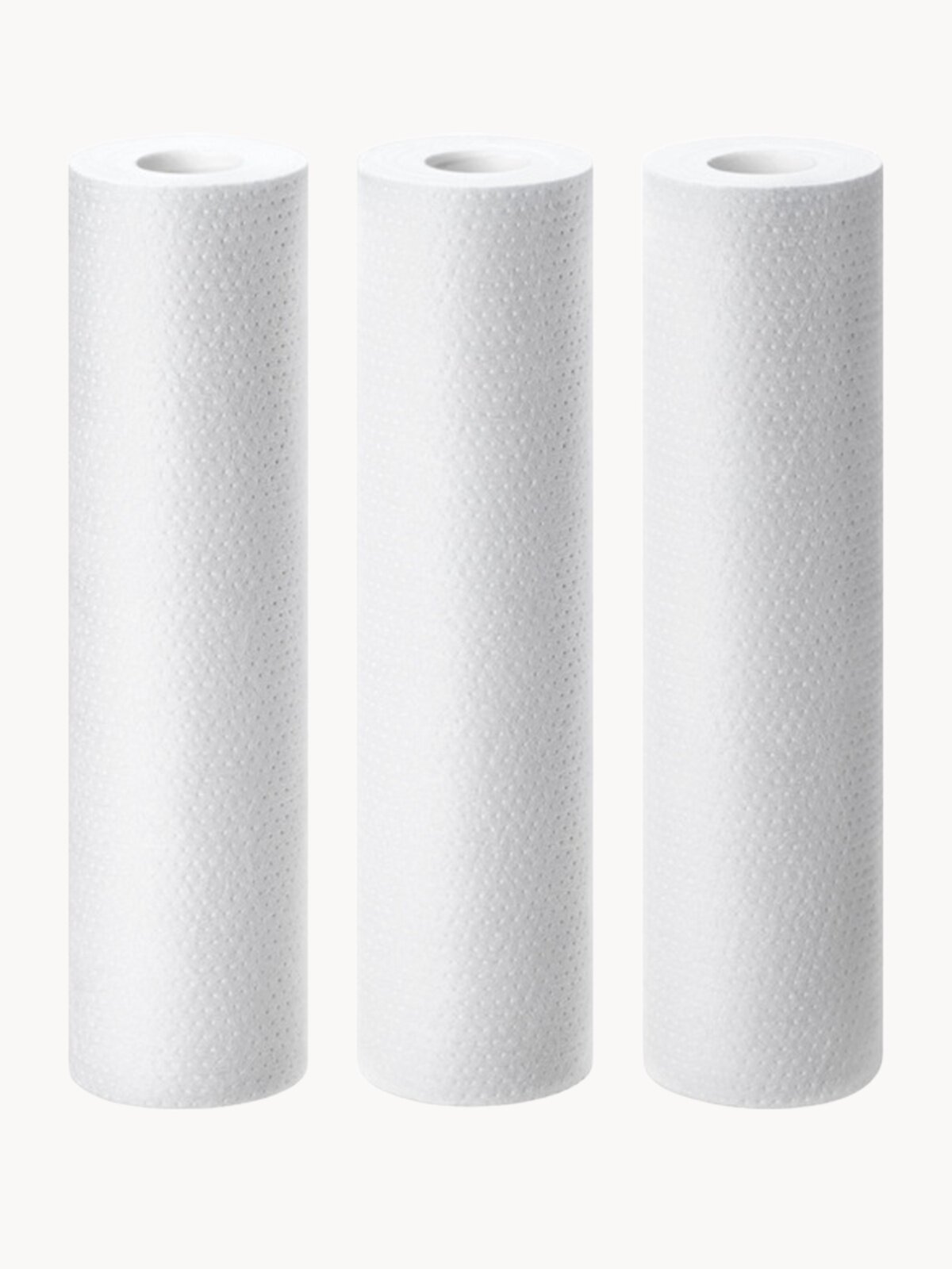 Комплект картриджей фильтра для очистки воды 3шт полипропиленовый “Нептун” PP-10SL 10мкм. Грубая механическая очистка воды от ила, песка, ржавчины и т. д.