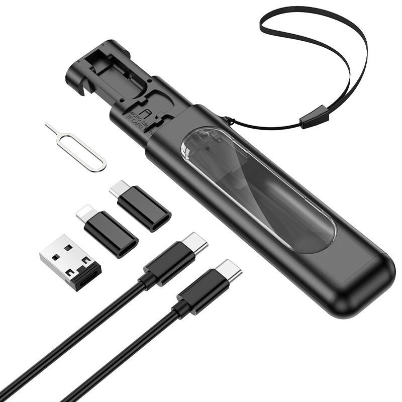 Многофункциональный набор-телефонный кабель Borofone / USB Type-C / Lightning / USB-A / MicroUSB