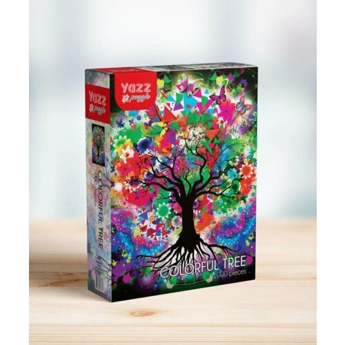Пазл для взрослых Yazz 1000 деталей: Красочное дерево