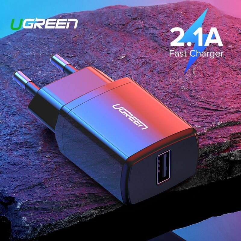 Сетевое з/у Ugreen USB A 10W (50459) черный