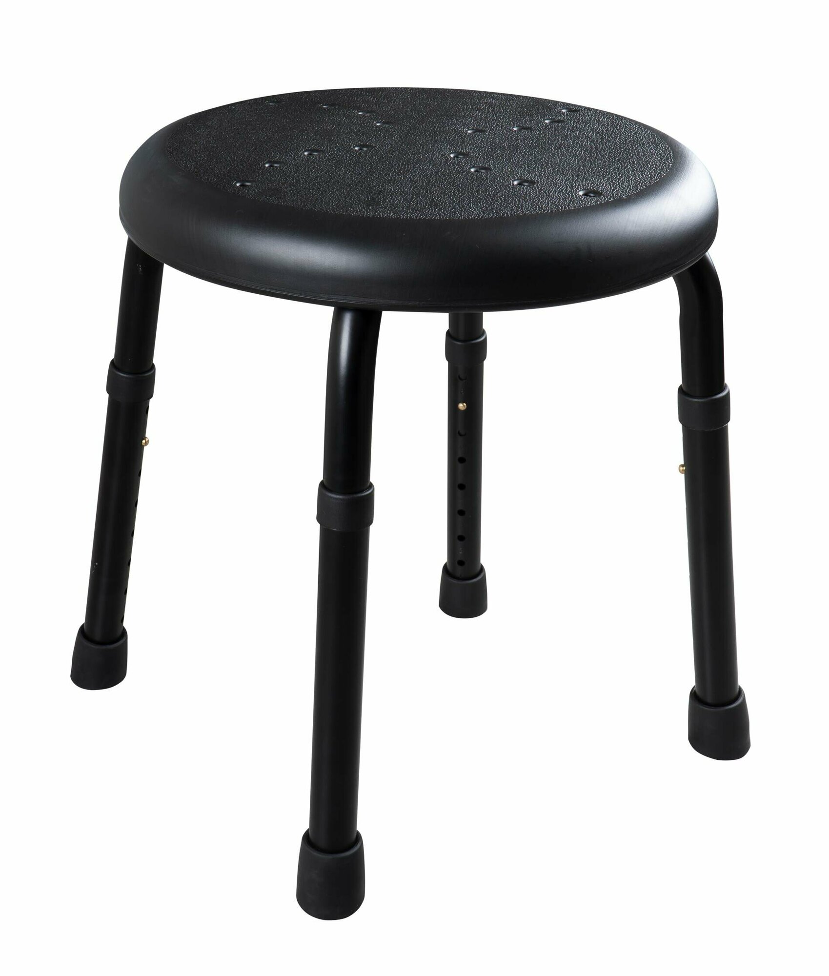 Табурет для ванной комнаты с регулируемой высотой RIDDER Go чёрный - фото №1