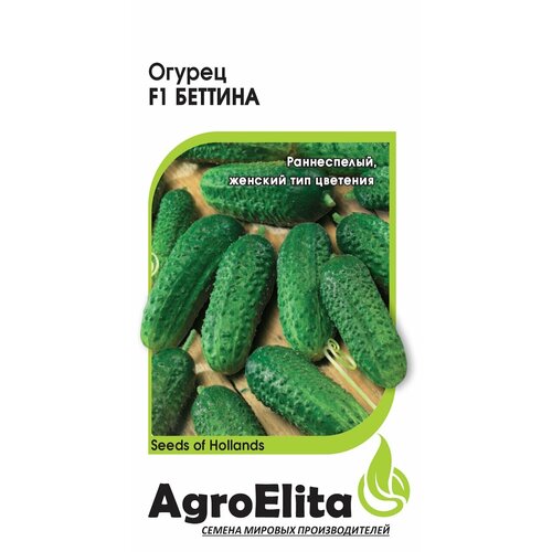 Семена Огурец Беттина F1, 5шт, AgroElita, Nunhems семена огурец беттина f1 5шт