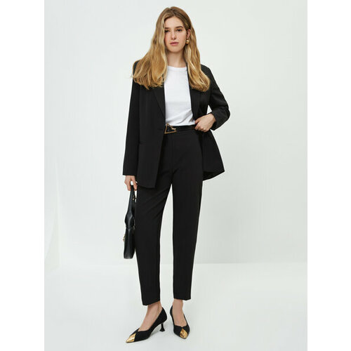 фото Брюки zarina, размер m, черный