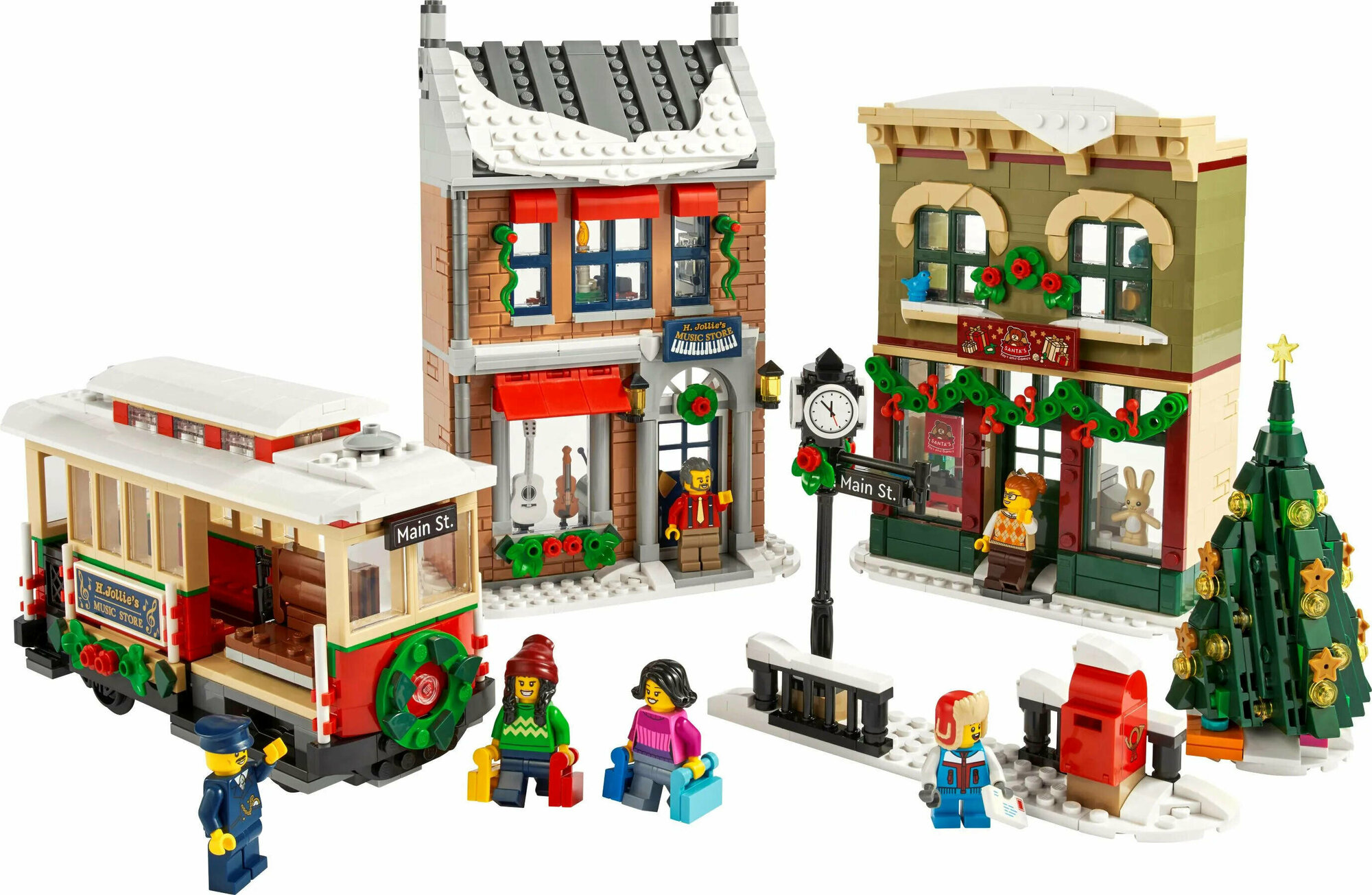 LEGO Icons Главная Рождественская улица 10308 - фото №13