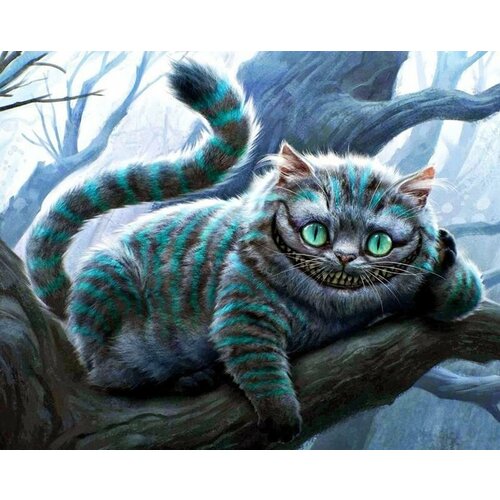 Картина по номерам 40х50 Чеширский кот (VA-0787) картина по номерам чеширский кот 40х50 см