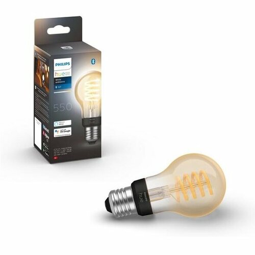 Умная лампа Philips Hue White Ambiance Filament E27 7Вт A60 (929002477501)