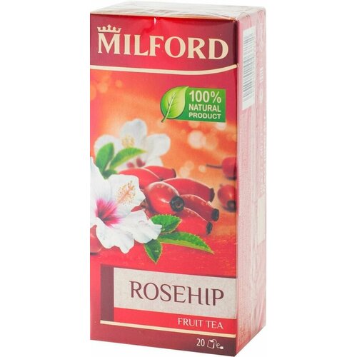 Чай фруктовый Milford Rosehip 20*2г х3шт