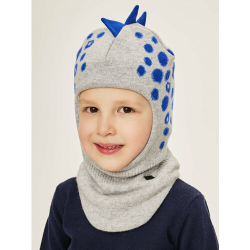 фото Шапка noble people, размер 54/56, серый