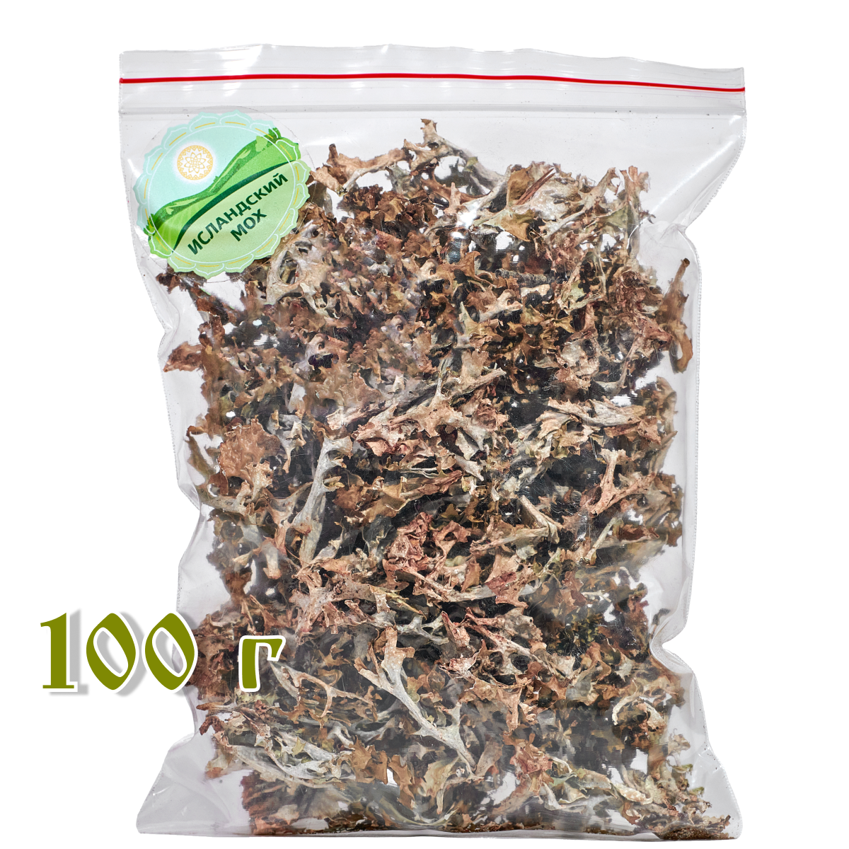 Исландский мох цетрария травяной чай, 100 г.