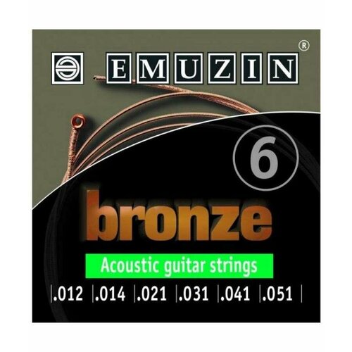 EMUZIN .031 одиночная струна для акустической гитары