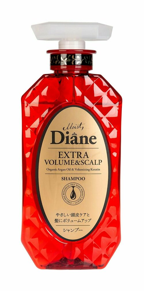 Шампунь для придания объема с кератином Moist Diane Extra Volume Scalp Organic Argan Oil Volumizing Keratin Shampoo