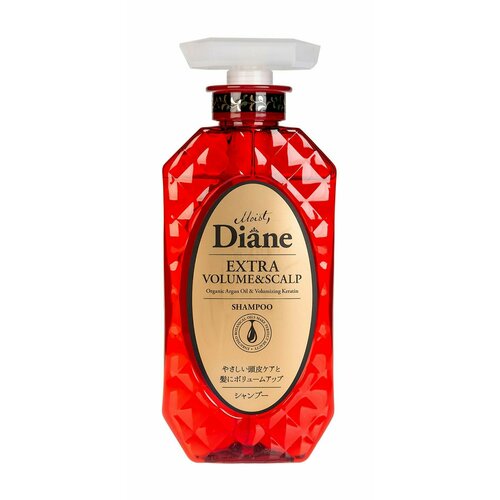 Шампунь для придания объема с кератином Moist Diane Extra Volume Scalp Organic Argan Oil Volumizing Keratin Shampoo бальзам маска для придания объема с кератином moist diane extra volume scalp organic argan oil volumizing keratin treatment