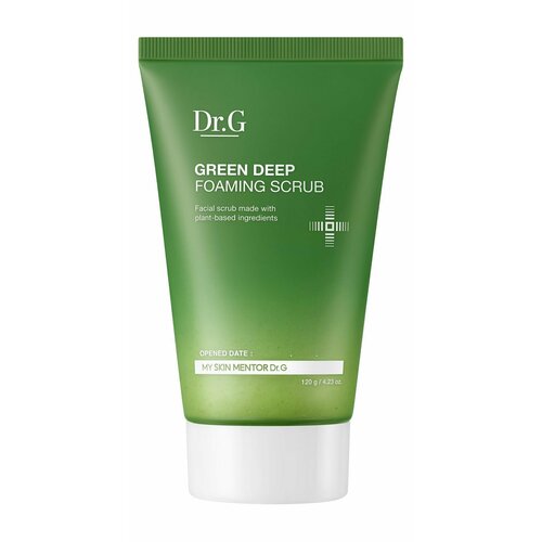 Мультифункциональный очищающий сахарный скраб для лица Dr.G Green Deep Foaming Scrub