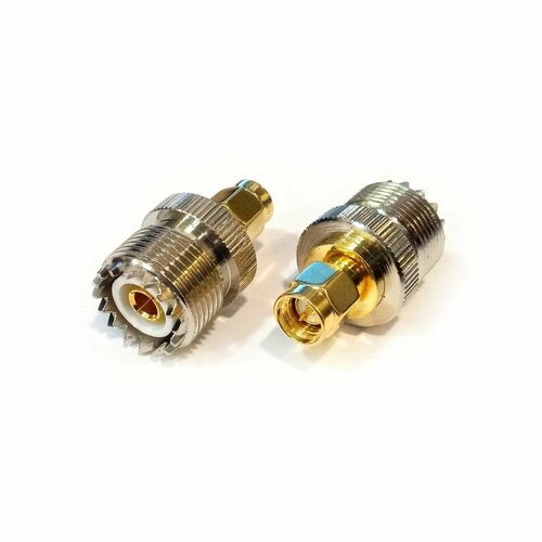 переходник uhf un 312 n female pl259 male 2шт Переходник SMA-male - UHF-female