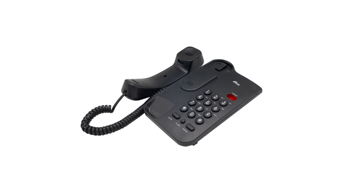 Проводной телефон Ritmix RT-311 RT-311B черный (RT-311B)