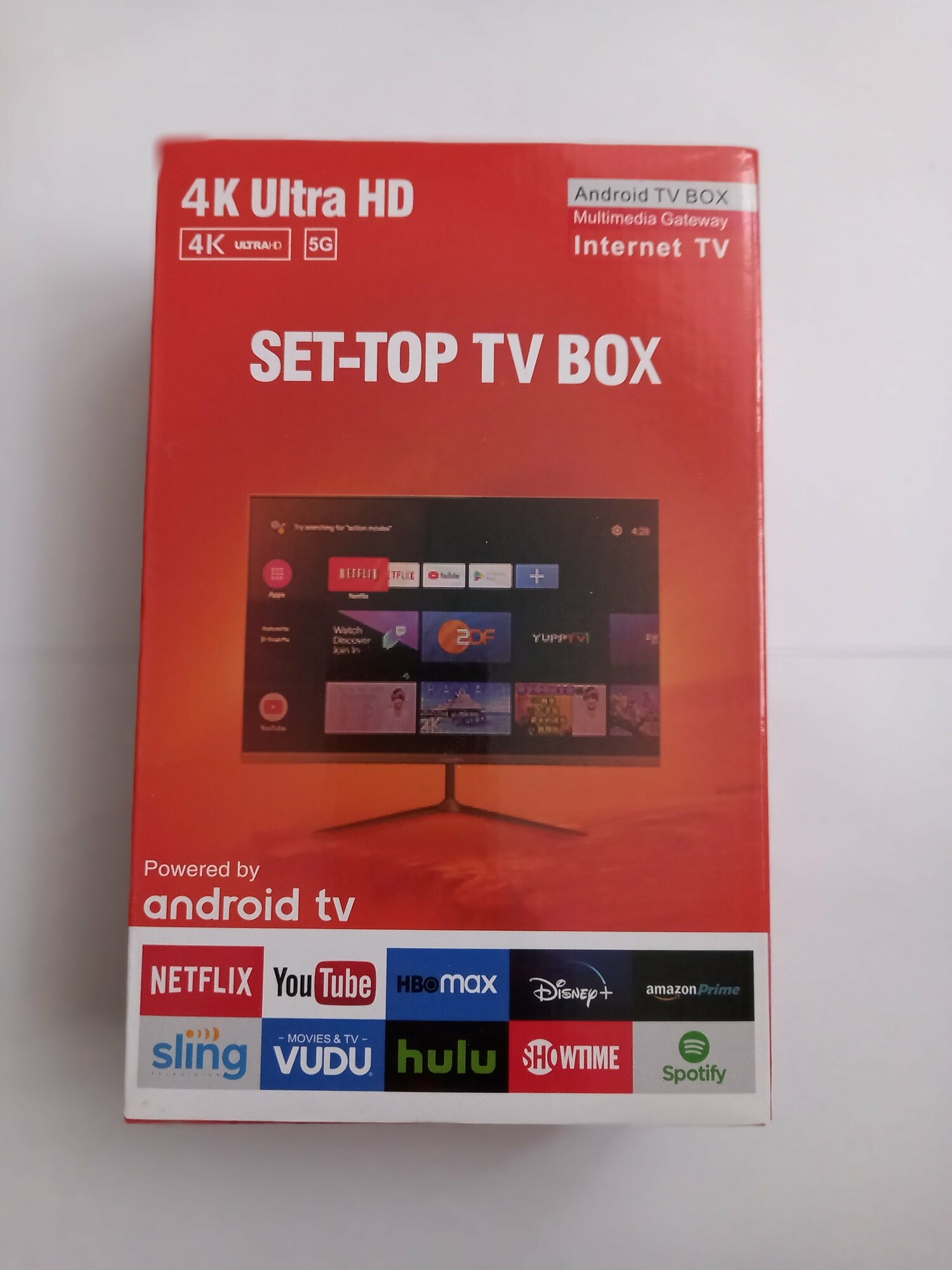 Смарт тв приставка SET-TOP c Android 11.0 8G+128G и разрешением 4k