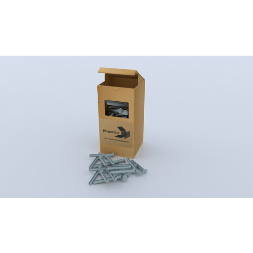 Акустический дюбель-гвоздь Wolf, 7х70, упаковка 180 шт